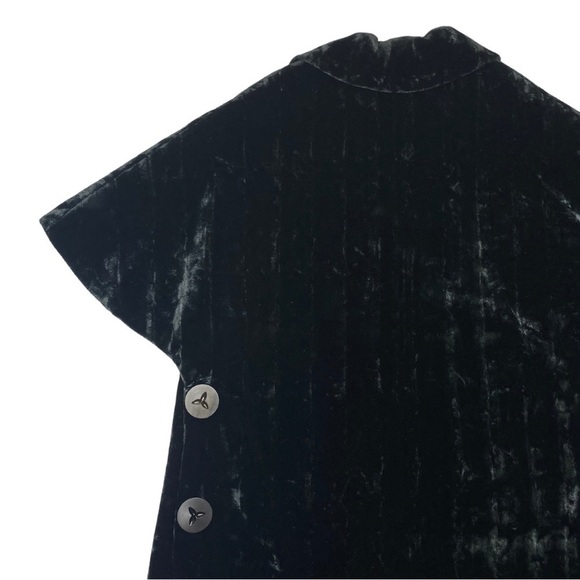 Vintage Velvet Black Cape OSFM Excellent Condition - Picture 11 of 15